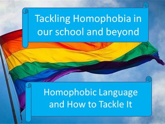 Experiences of Homophobia: Dealing with homophobic language