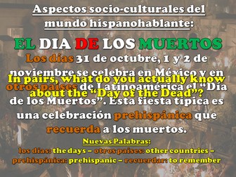 EL DIA DE LOS MUERTOS EN MEXICO