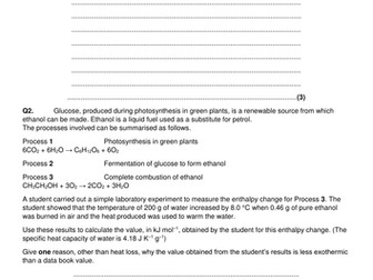 Calorimetry for AS level