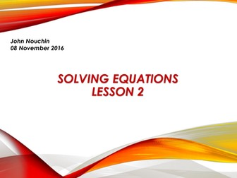 Solving- Equations