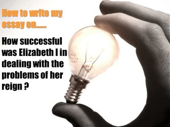 Assessment on: How successful was Elizabeth I in dealing with the problems of her reign ?