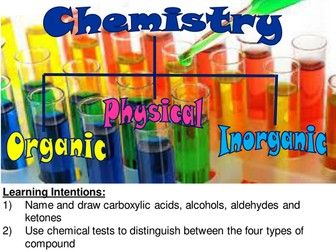 Year 11 into 12 taster day lesson for A level Chemistry worksheet practical and full presentation
