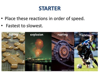 Lesson 1 rates of reaction