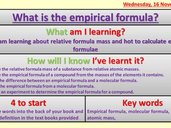 1-9 GCSE edexcel topic 9 mass calculations