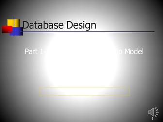 Entity Relationship DBMS design with exercise