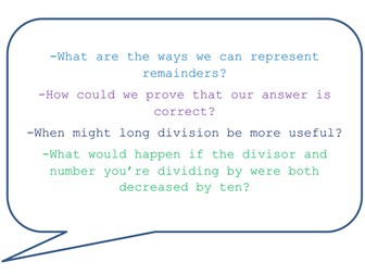 Year 5/6 Maths- SHORT DIVISION- differentiated worksheet/answers/model/questioning/smrboard NEW NC