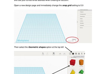 Volume and Surface Area using Tinkercad