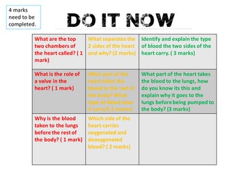 OCR 1-9 GCSE PE Power Point on the cardiovascular system