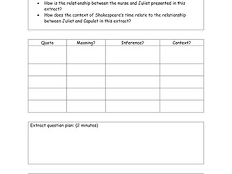 Romeo and Juliet Act 3 Scene 5 extract analysis for Educas