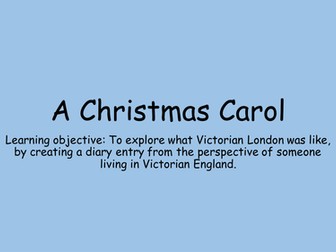 A Christmas Carol scheme of work