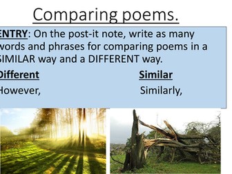 GCSE English Literature Conflict & Power Cluster: Comparative Skills