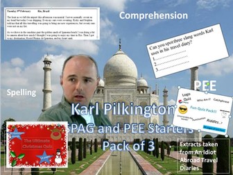 Karl Pilkington Starters plus Quiz Packs