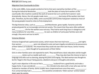 The Woman in Black - twelve lessons focusing on reading skills (first half of novella)