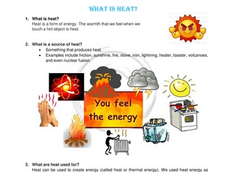 Year 4 Science Heat and Temperature