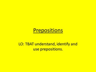 Prepositions