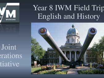 Imperial War Museum Joint English History Trip resources WWI Poetry and source interpretation