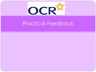 New OCR GCSE PE Practical Assessment Marksheets