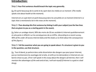 Essay writing technique and vocabulary