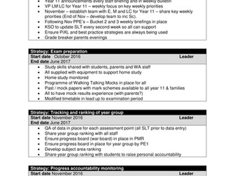 Year 11 strategy