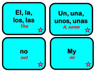 Spanish/ English Important Little Words Pequeñas palabras importantes