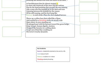Bayonet Charge Ted Hughes