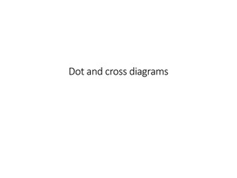 Dot and cross diagrams & ionic bonding