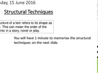 Structural techniques
