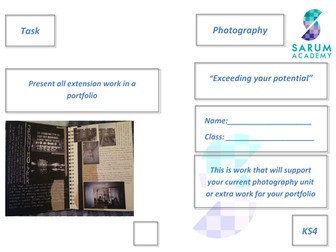 Stretch and Challenge Tasks