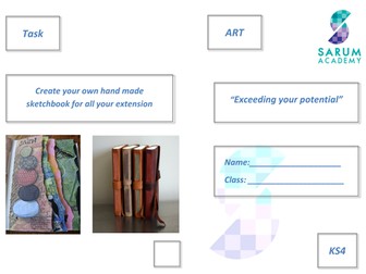 Stretch and Challenge Art tasks