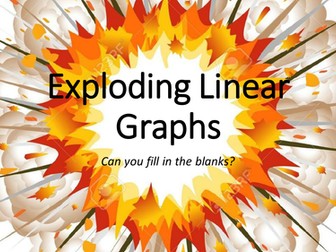 Exploding Linear Graphs