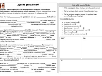 Lo que me gusta y lo que voy a llevar