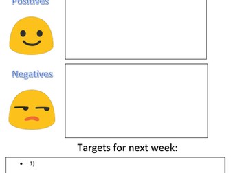 Pupil Reflection Log - Intervention & Educational Issues