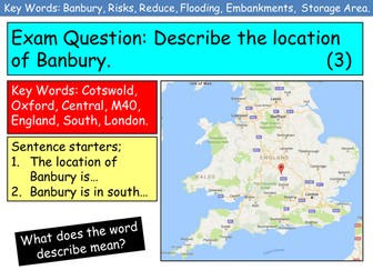 (New AQA) GCSE Rivers: Flood Management