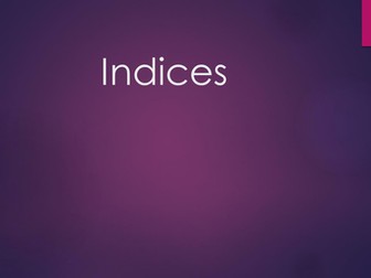 Discovering rules about Indices