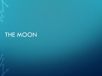 Moon Powerpoint KS1 and Writing sheets for Space