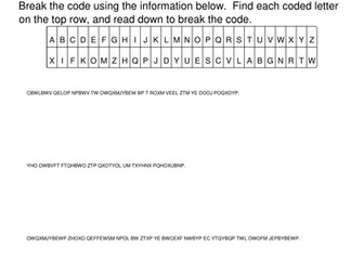 Code breaking - Enigma