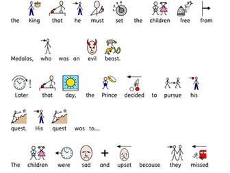 KS2 EAL Story writing template