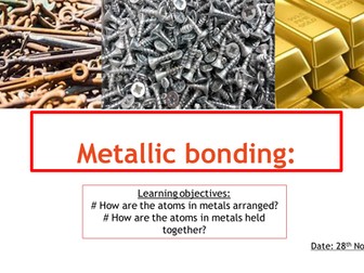 metallic bonding new KS4 syllabus