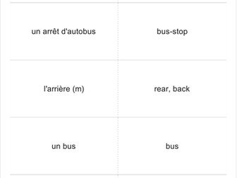 French verbs OCR eau-aller FLASHCARDS