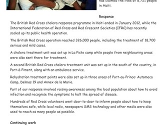 OCR Disease Dilemmas NGO (Red Cross) and Disease Mitigation