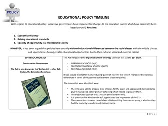 Education and Policy