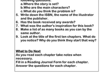 Abomination by Robert Swindels Reading Guide  Comprenhension Questions