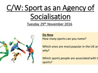 Sport as an Agency of Socialisation