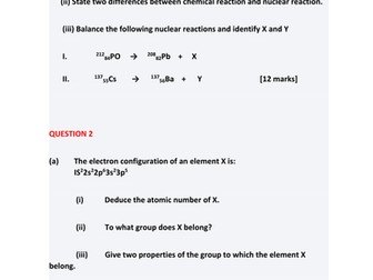 ks4 chemistry revision with answers teaching resources