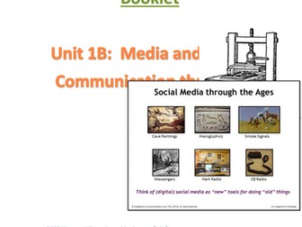 Revision Booklet Media and Mass Communication through Time (AQA)