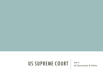 The Nomination and Appointment Process of members of the US Supreme Court