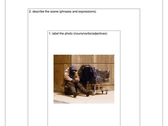 GCSE speaking preparation - poverty and homelessness