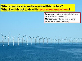 GCSE AQA: UK energy provision