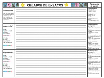 El laberinto del Fauno - Essay titles Booklet and A3 Essay draft planner