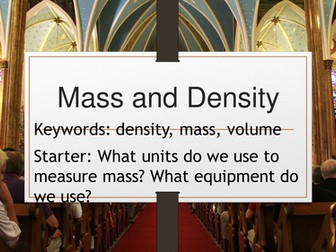 Density powerpoint